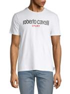 Roberto Cavalli Logo Stretch Cotton Tee
