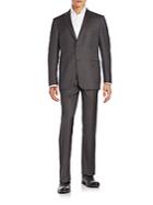 Hickey Freeman Regular-fit Pinstriped Worsted Wool Suit