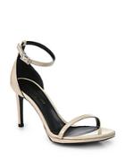 Yves Saint Laurent Jane Patent Leather Ankle-strap Sandals