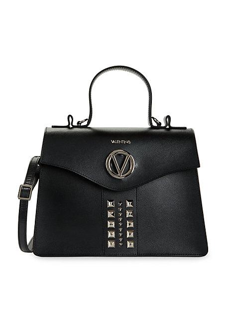 Valentino By Mario Valentino Melanie Rockstud Leather Top Handle Bag