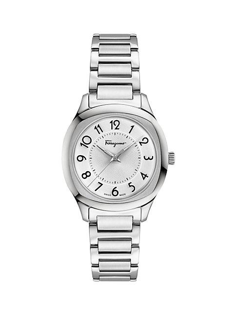 Salvatore Ferragamo Time Stainless Steel Bracelet Watch
