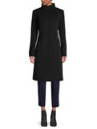 Cinzia Rocca Virgin Wool & Cashmere A-line Coat