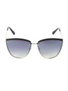 Balmain 62mm Double-brow Sunglasses