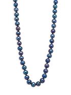 Masako Pearls 8-8.5mm Black Pearl & 14k Yellow Gold Necklace