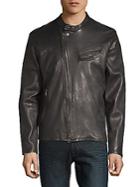 John Varvatos Slim-fit Leather Jacket