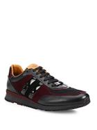 Bally Mixed Media Low-top Sneakers