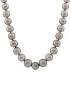 Masako 14k White Gold & 11-11.5mm Gray Freshwater Pearl Necklace/18