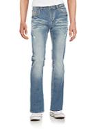Affliction Ace Distressed Straight-leg Jeans