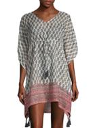 Beach Lunch Lounge Printed Cover-up Dress