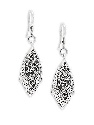 Lois Hill Signature Sterling Silver Dangle Earrings