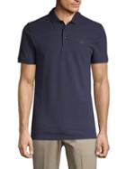 Versace Textured Solid Polo