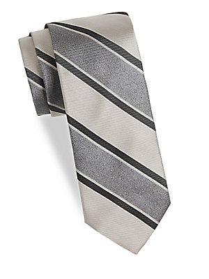 Theory Stripe Silk Tie