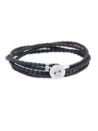Tateossian Muliple-strands Leather Bracelet