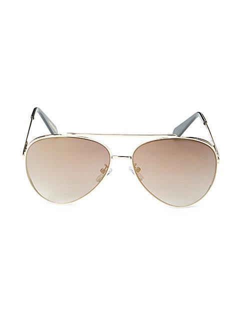 Bcbgmaxazria 62mm Aviator Sunglasses