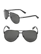 Gucci 61mm Aviator Sunglasses