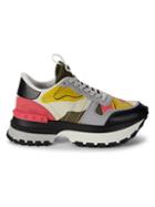 Valentino Garavani Multicolored Leather & Suede Sneakers