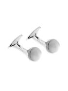 Zegna Mother-of-pearl & Sterling Silver Sphere Cufflinks