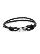 Link Up Leather Hook Bracelet