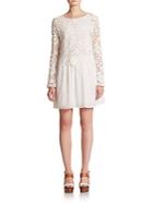See By Chlo Floral Lace Cotton Dress