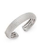 Saks Fifth Avenue Sterling Silver Ribbed Cuff