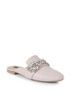 Ava & Aiden Embellished Leather Mules