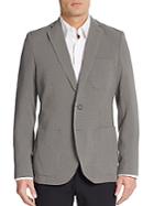 Saks Fifth Avenue Slim-fit Checkered Sportcoat