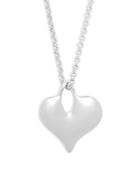 Robert Lee Morris Flat Heart Pendant Necklace