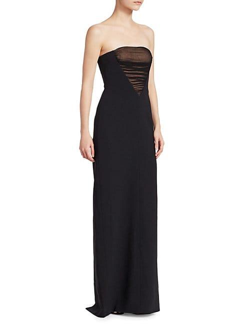 Alexander Wang Tulle-accented Bustier Gown
