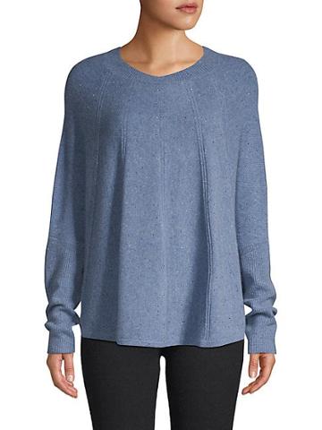 Qi New York Dolman-sleeve Cashmere Sweater