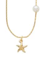 Majorica Organic Man-made Pearl Starfish Pendant Necklace