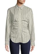 Isabel Marant Collared Stripe Shirt