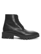 Balenciaga Outdoor Rim Leather Combat Boots