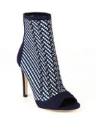 Gianvito Rossi Striped High Heel Ankle Boots