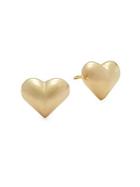 Saks Fifth Avenue 14k Yellow Gold Heart Earrings