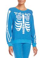 Wildfox Mermaid X-ray Graphic Sweatshirt