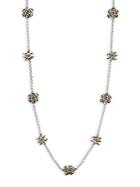 John Hardy Ayu 18k Yellow Gold & Sterling Silver Jasmine & Frangipani Sautoir Necklace