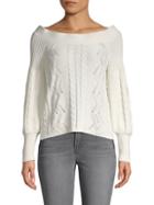 Dh New York Cable-knit Boatneck Sweater