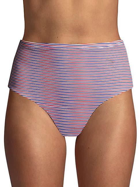 Onia Leah Striped Bikini Bottom
