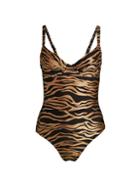 Cynthia Rowley Sandi Zebra One-piece Swimsuit