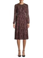 Tommy Hilfiger Pleated Paisley Dress