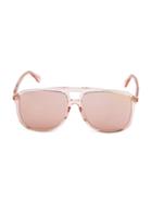 Gucci Core 60mm Browline Square Sunglasses