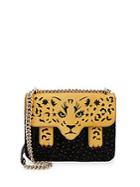 Charlotte Olympia Fierce Belafonte Leopard Crossbody Bag