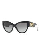 Versace Ita 55mm Cat Eye Sunglasses