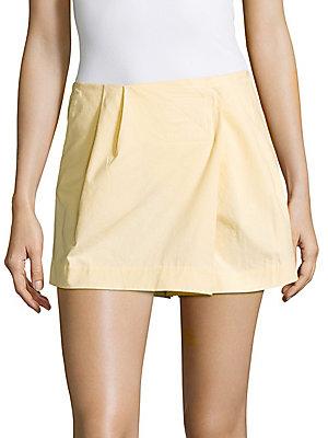 Marc By Marc Jacobs Summer Cotton Wrap-front Shorts