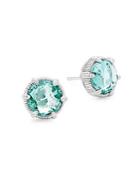 Judith Ripka Spinal Stud Earrings