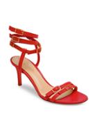 Gianvito Rossi Triple Buckle Leather Sandals