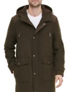Kenneth Cole Mixed Media Wool-blend Parka