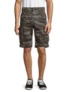 Jetlag Camo-print Cotton Shorts