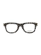 Saint Laurent 48mm Heart-motif Square Optical Glasses