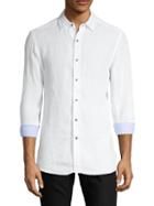 Heritage Report Collection Long-sleeve Linen Shirt